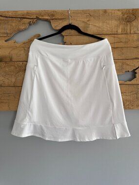 NWT White Athletic Skirt with Built-In Shorts, Women’s, Size XL